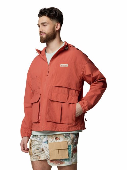 Cortaviento Hombre Cove Beach Rojo Columbia