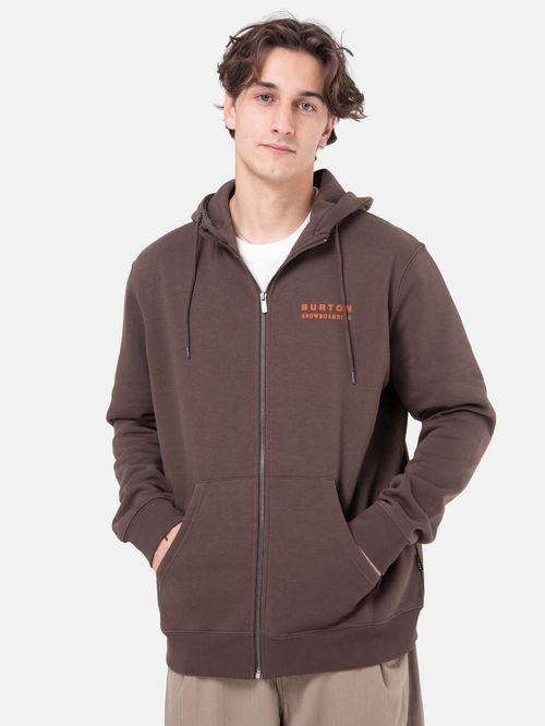 Poleron Hombre Landmark Full Zip Café Burton