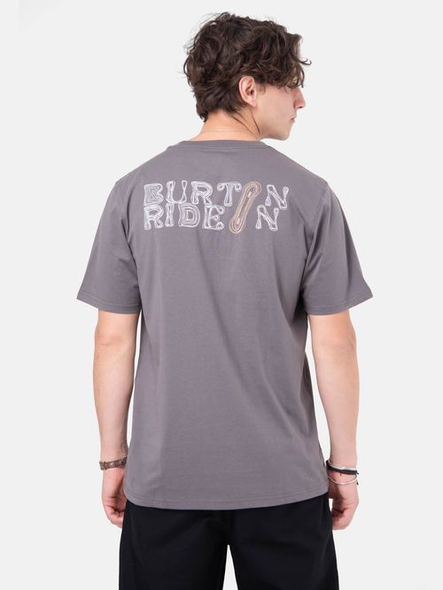Polera M/C Hombre Disrupt Gris Burton
