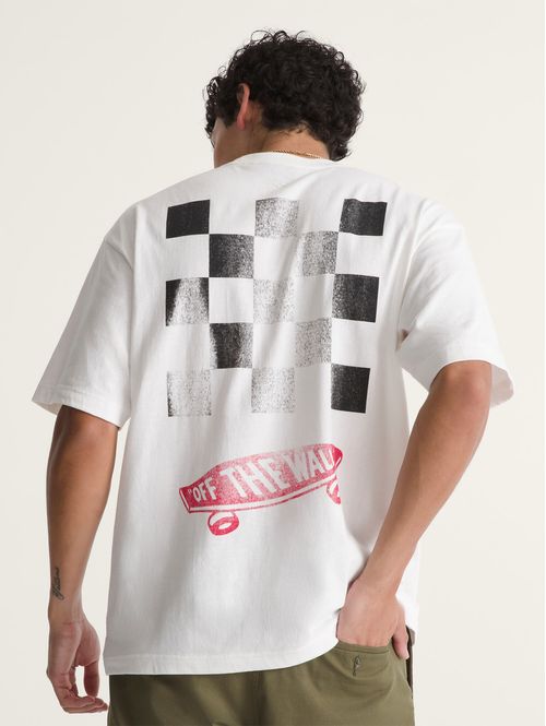 Polera M/C Hombre Full Deck Tshirt Blanco Vans