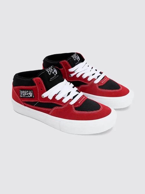 Zapatilla Adulto Skate Half Cab Rojo Vans