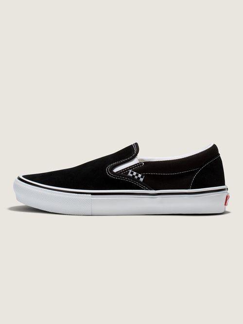 Zapatillas Mn Skate Slip-On Black/White