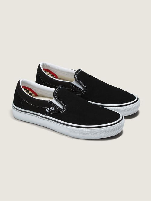 Zapatillas Mn Skate Slip-On Black/White