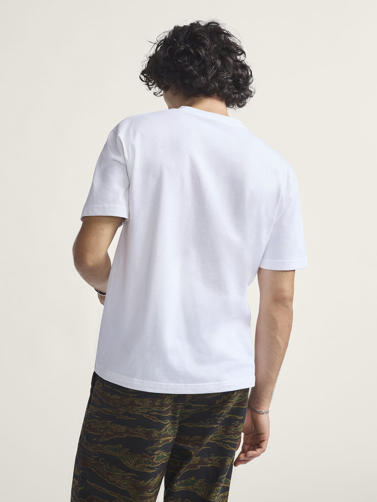 Polera M/C Hombre Art Skool Blanco Vans