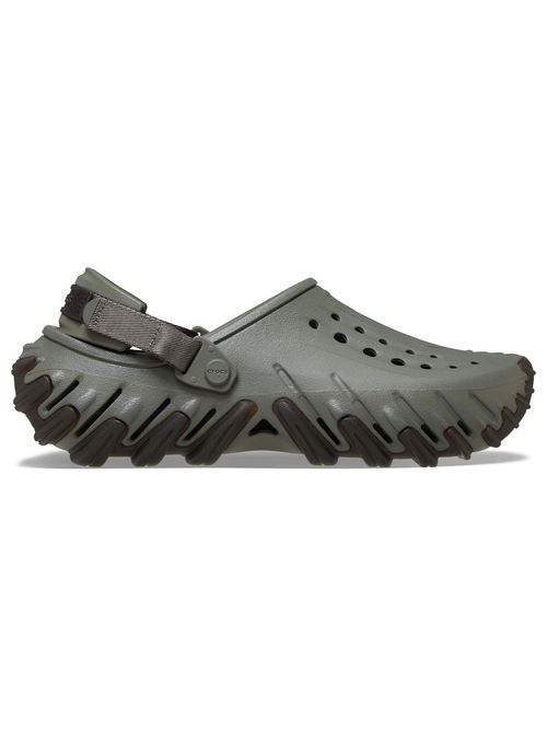 Zueco Unisex Echo Gum RO Clog Gris Oscuro Crocs