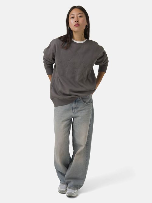 Poleron Hombre Mountain Crew Gris Burton