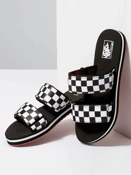 Sandalias WM Cayucas Slide (Checkerboard)Black/Mars